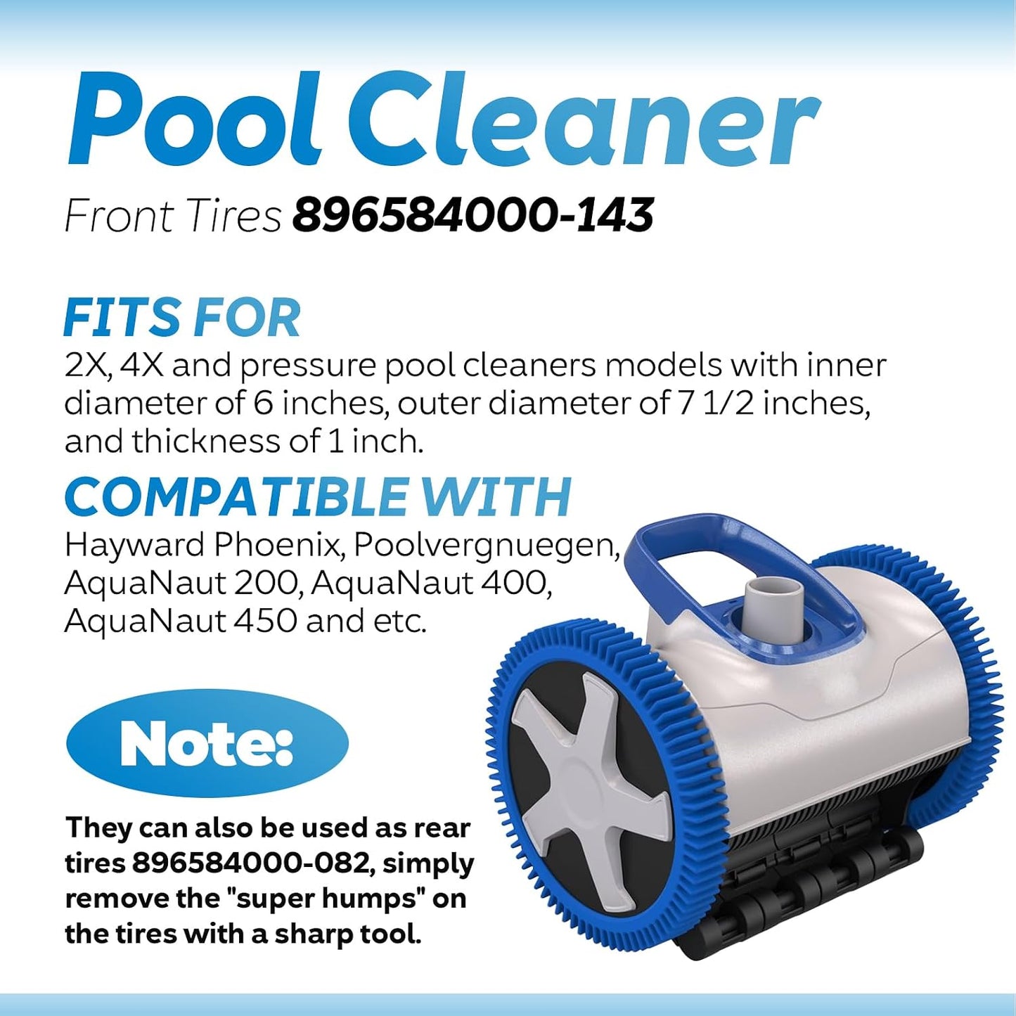 Kit neumáticos delanteros Super Hump comp Hayward Phoenix