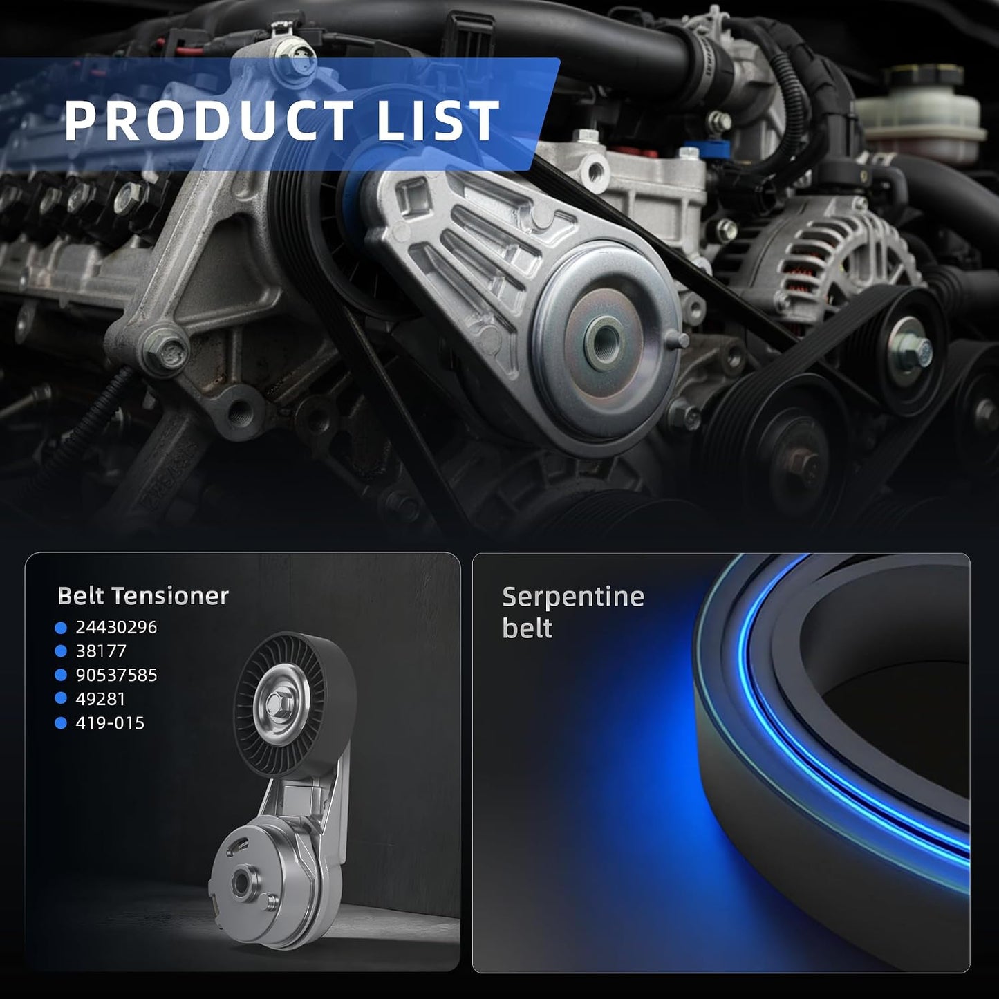 Kit tensor correa y correa Chevy Cobalt HHR 07-10