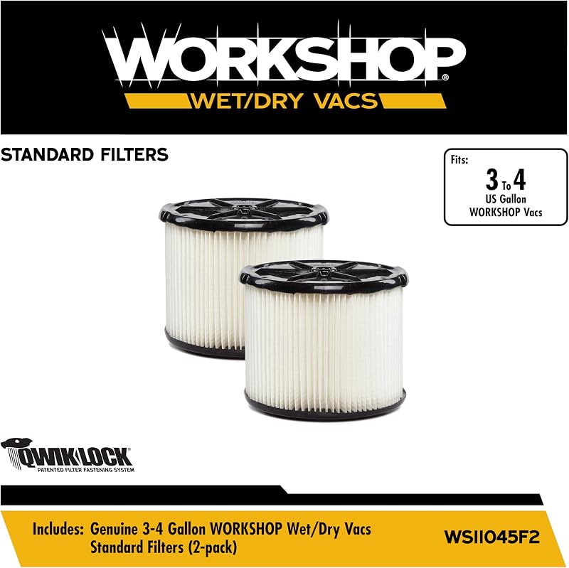 Filtros vacío WORKSHOP 3-4.5gal pack 2
