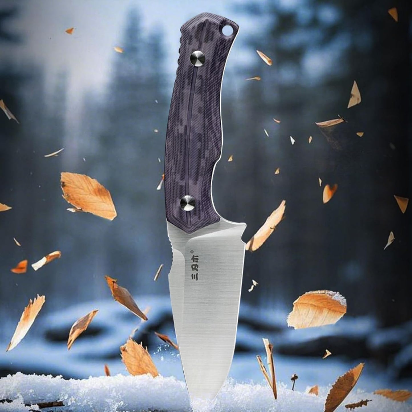 Cuchillo utilitario 3.82pulg hoja 14c28n G10 mango funda