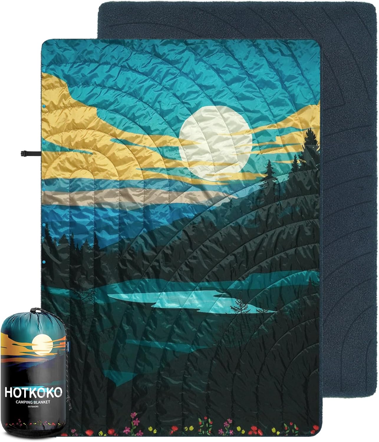 Manta impermeable forro polar para camping estadio playa