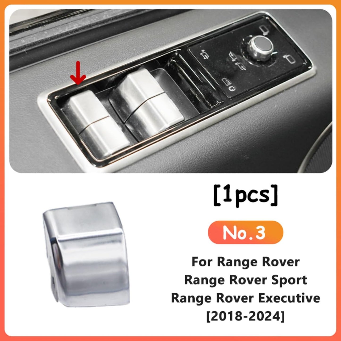 Interruptor ventana conductor comp Land Rover Range Rover 18-24