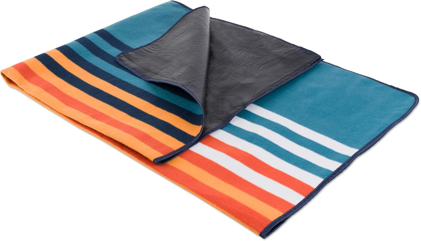 Manta plegable al aire libre 59x51" forro polar