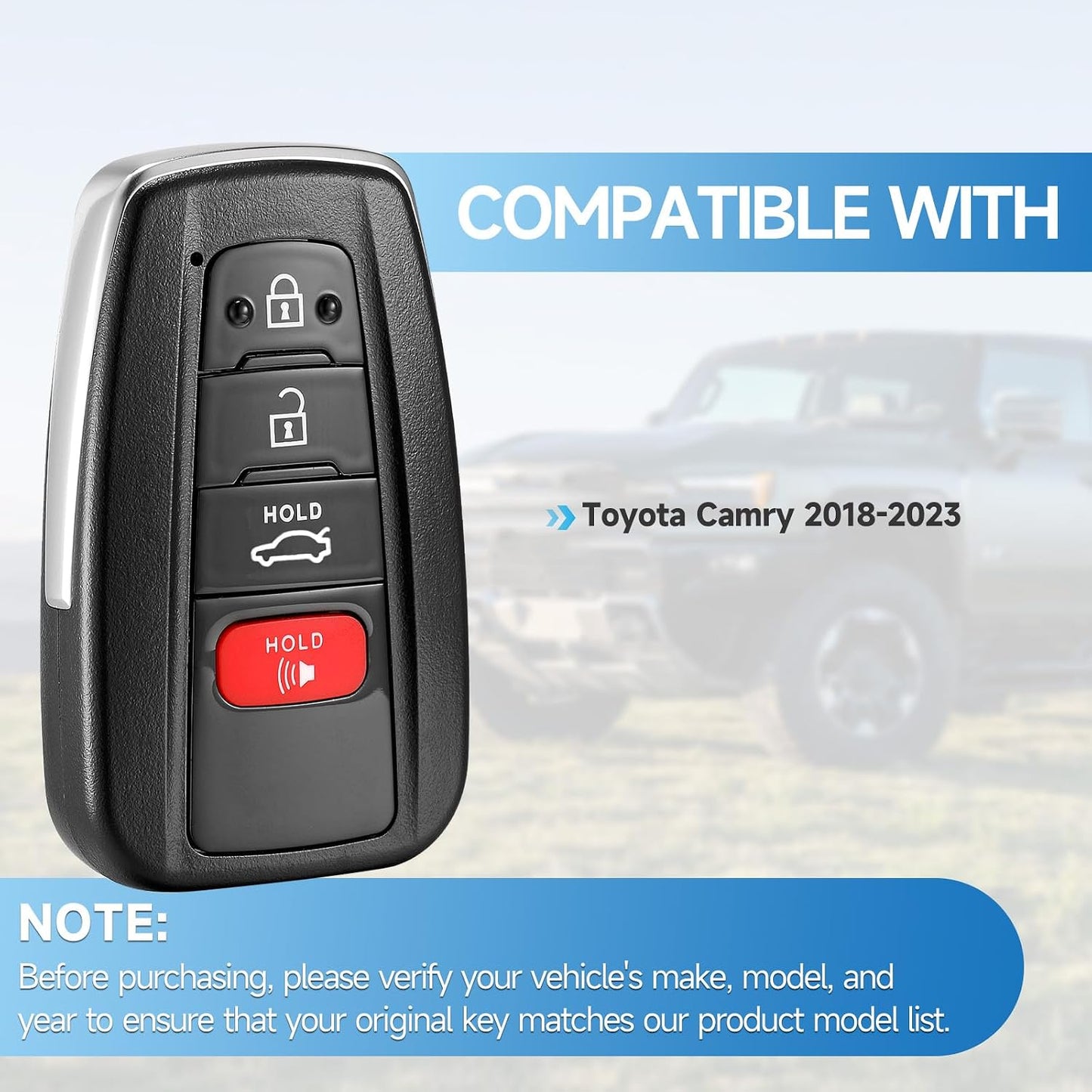 Llavero inteligente Toyota Camry 89904