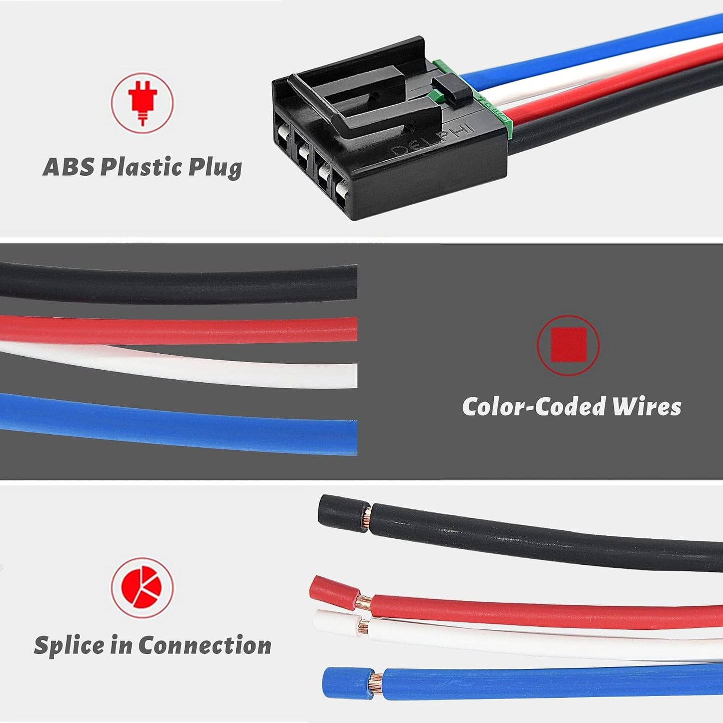 Set arnés freno remolque comp Tekonsha Reese 31"