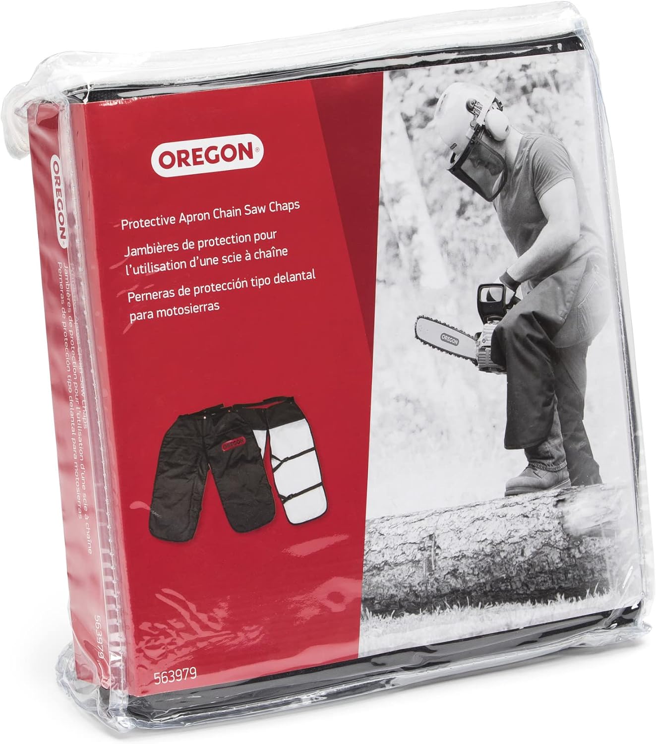 Peto protector motosierra 8 capas ligero transpirable negro