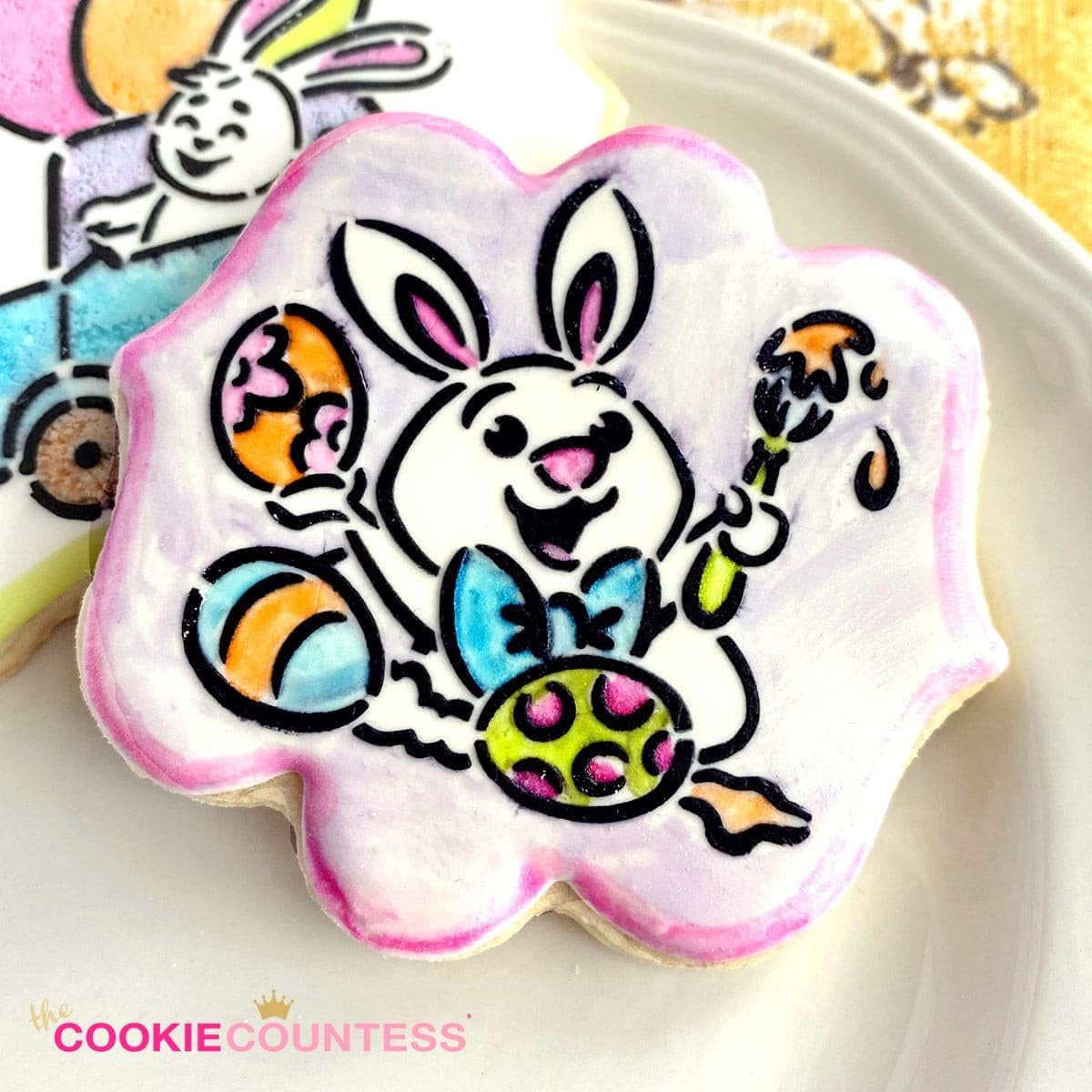 Paletas pintura comestible 36uds color pastel