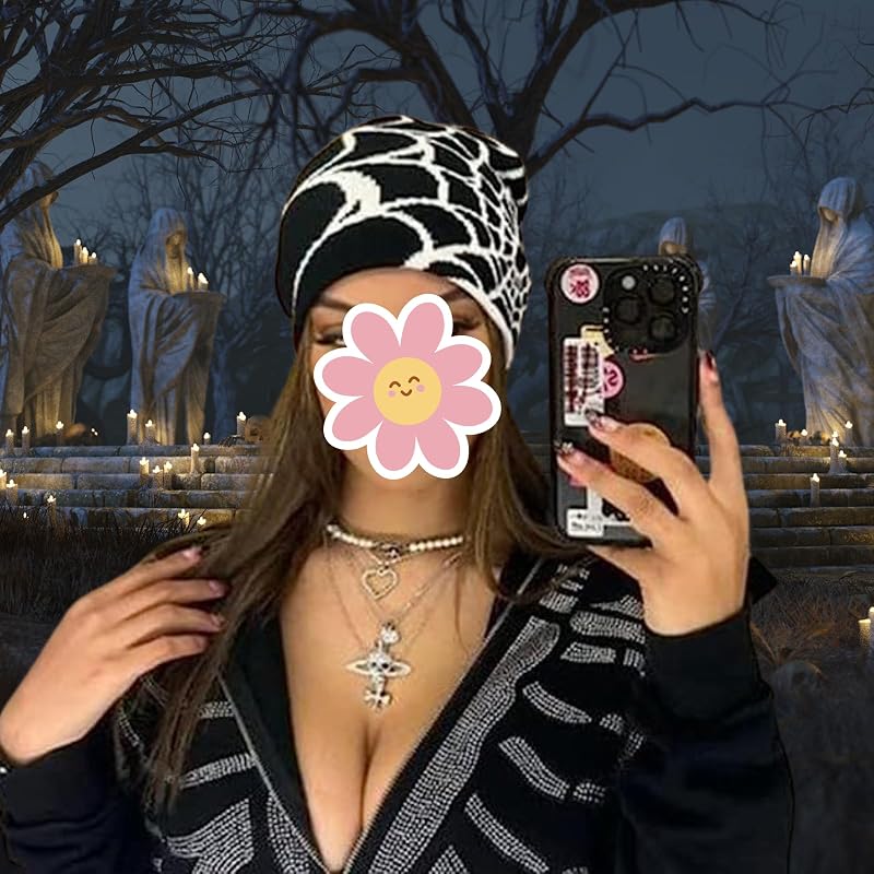 Gorro invierno gótico suave para mujer y hombre