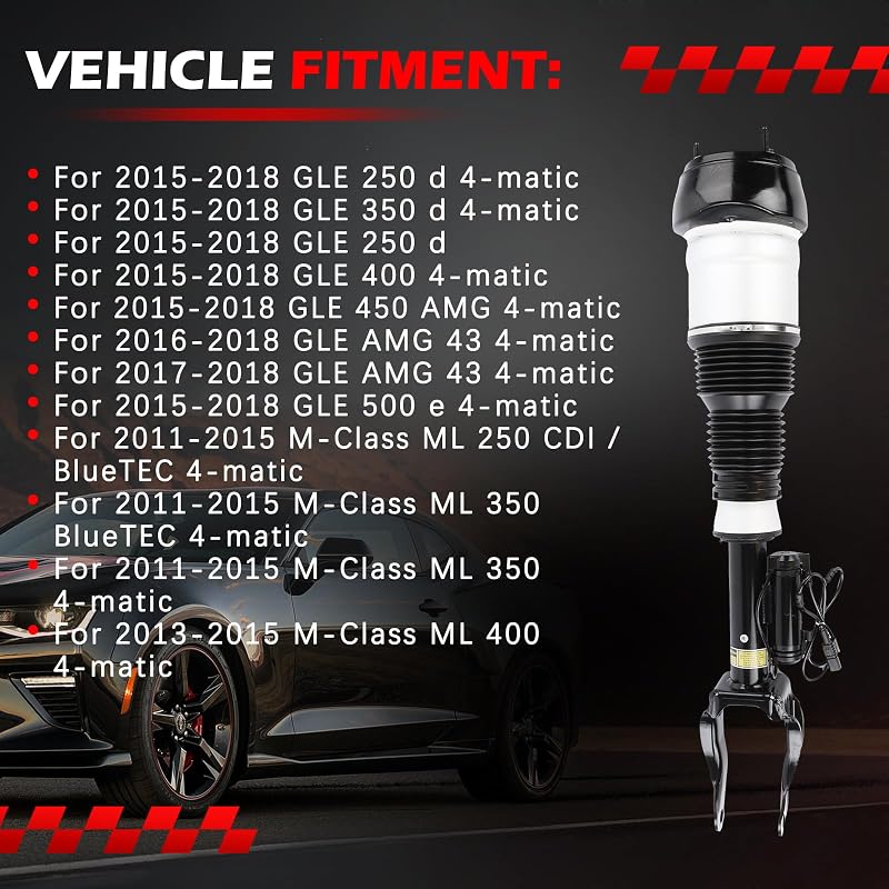 Amortiguador suspensión neumática delantero ML250 ML350 GLE