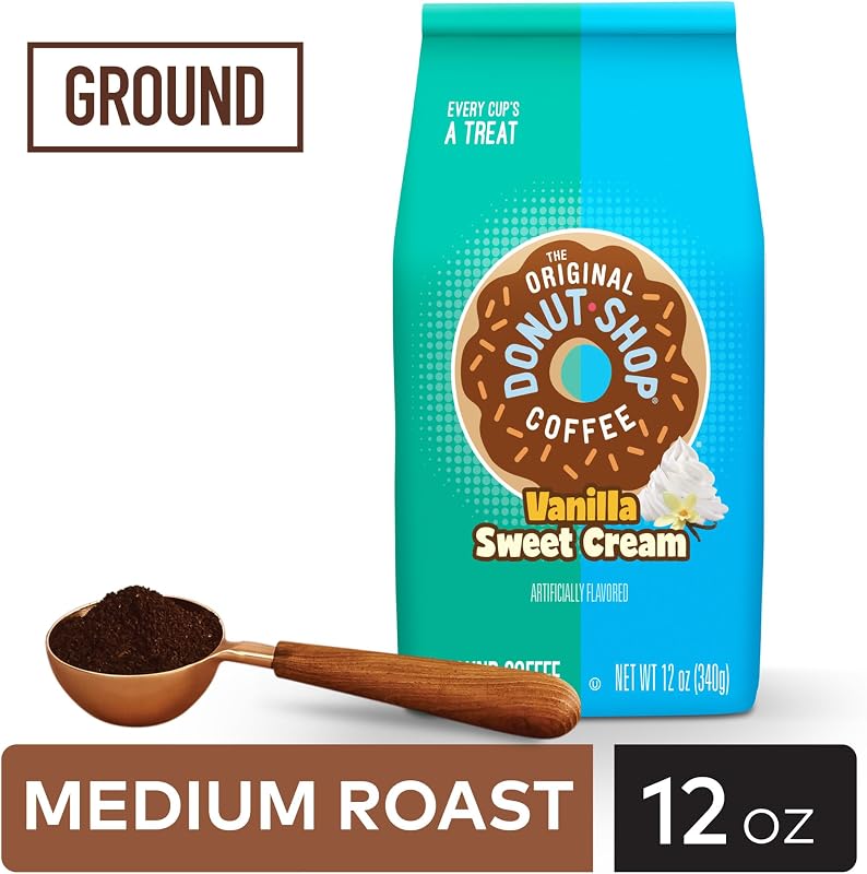 Café molido sabor vainilla tostado medio 12oz