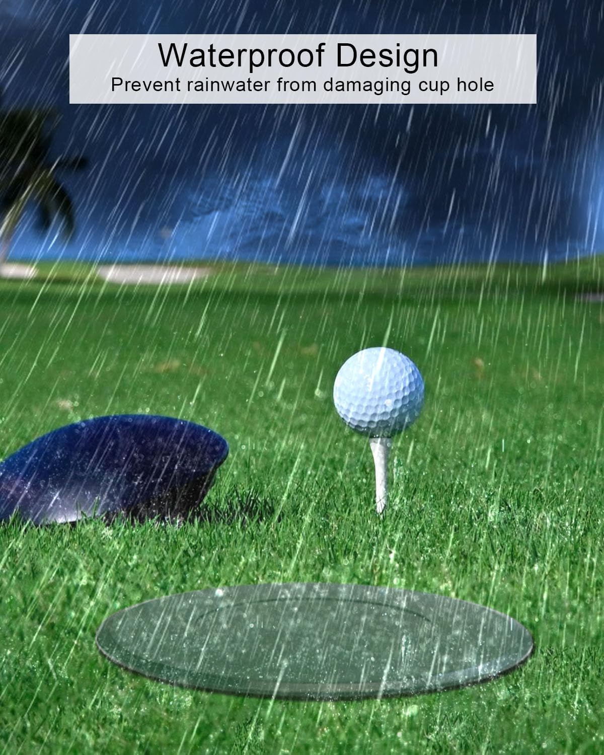 4 Fundas Tazas Golf Impermeables para Vasos Verdes
