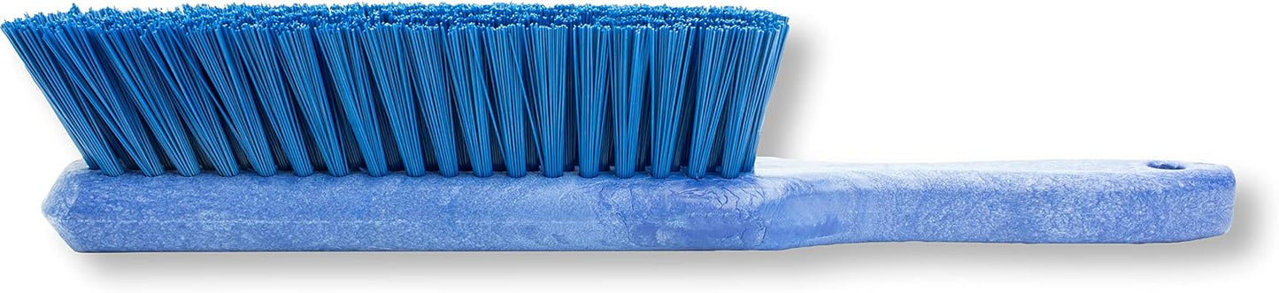 Cepillo mano suave extensión 8pulg polvo mesas encimeras azul