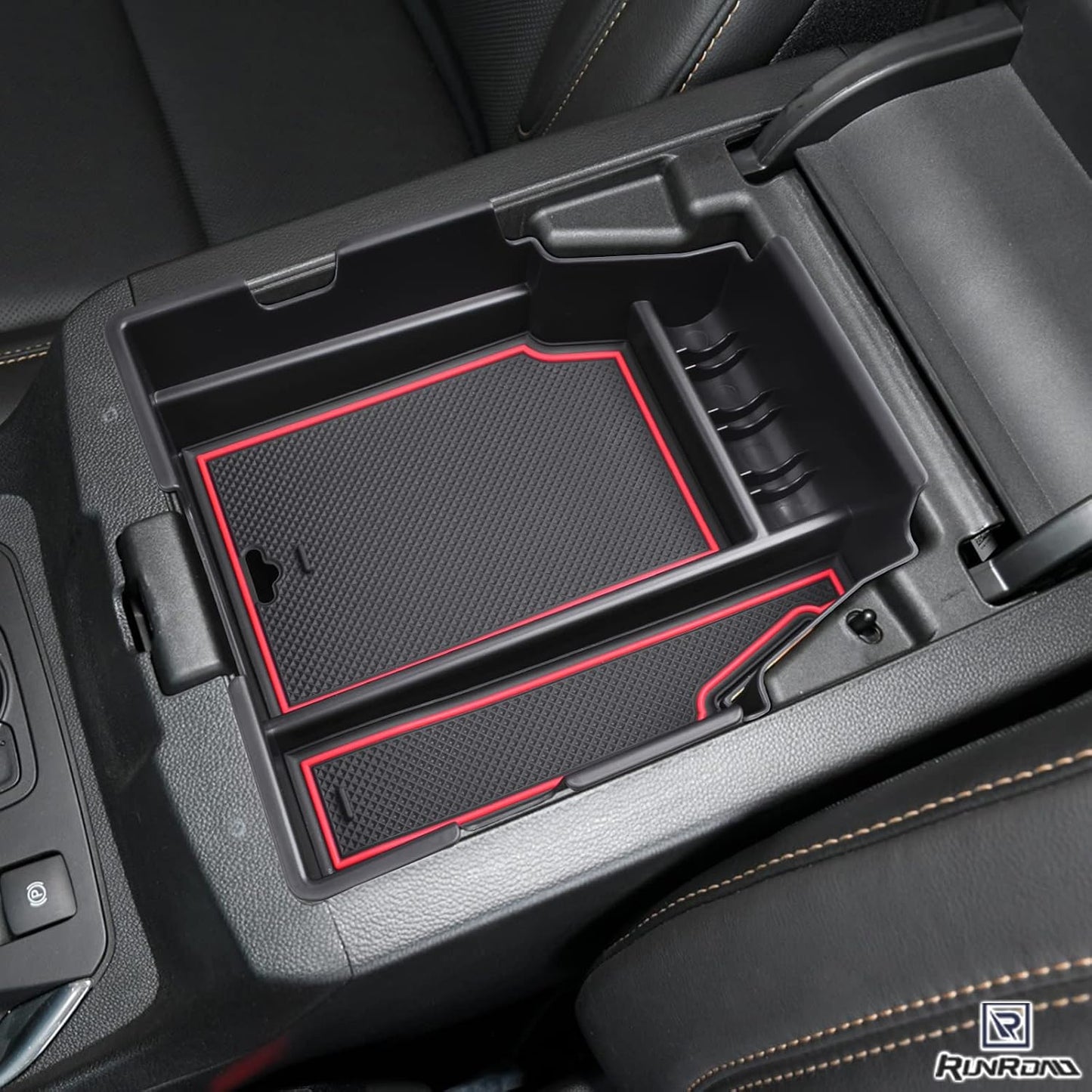 Bandeja organizadora consola Chevy Traverse 2018+ color rojo