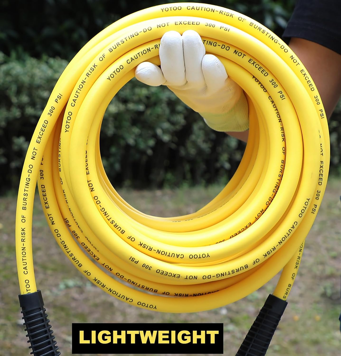 Manguera aire híbrida 1/4pulg 6ft 300PSI resistente