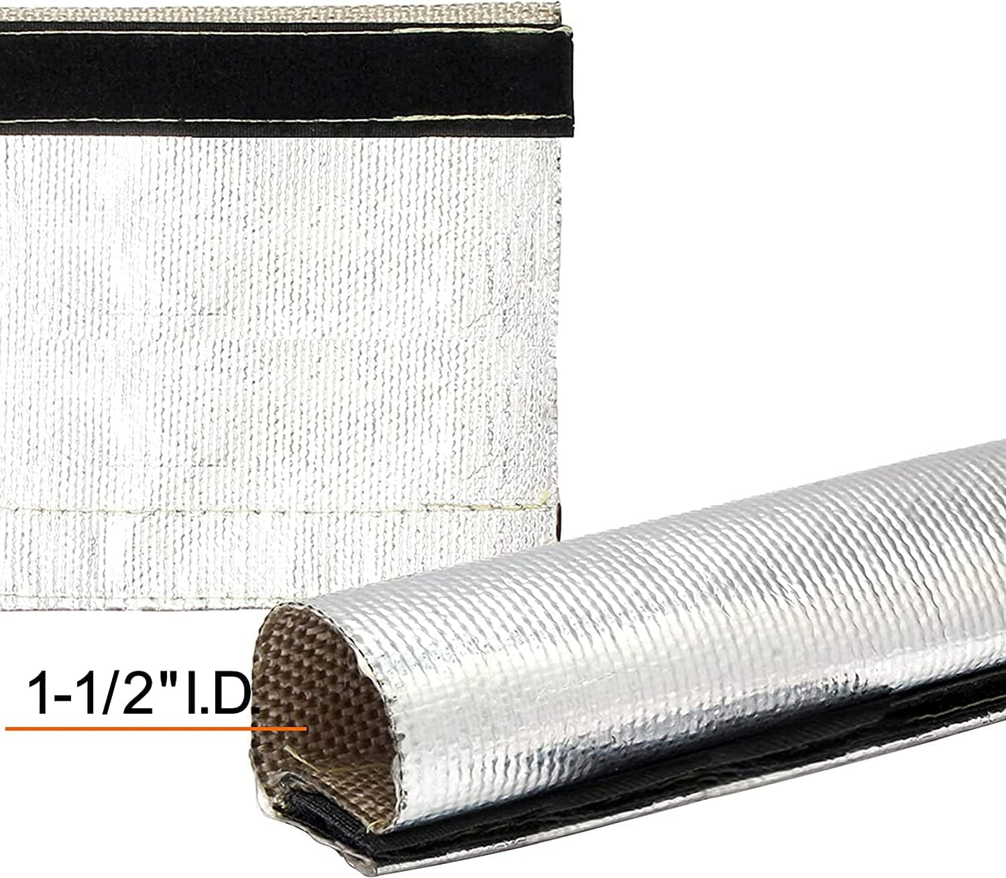 Funda alambre combustible térmica aluminizada 1.5" x10ft