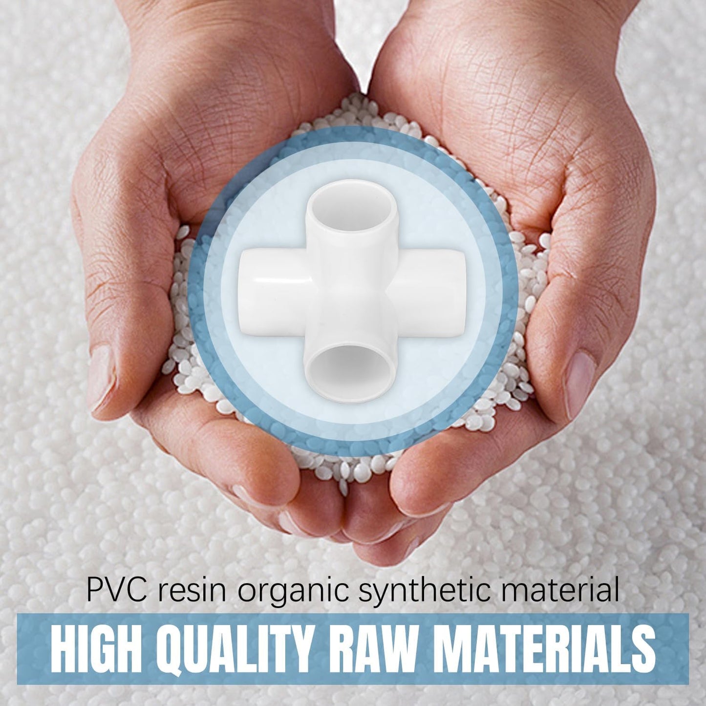 Conector PVC en T 3/4pulg salida lateral 90grados