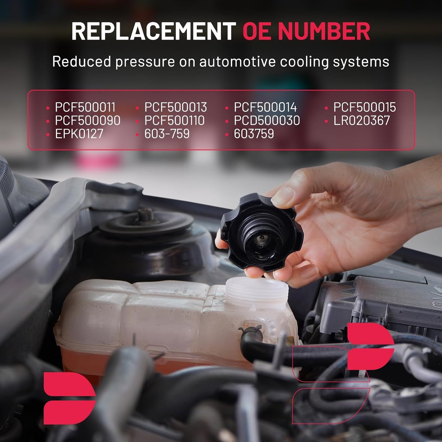 Depósito refrigerante comp Land Rover LR3 LR4 Sport 4.2L