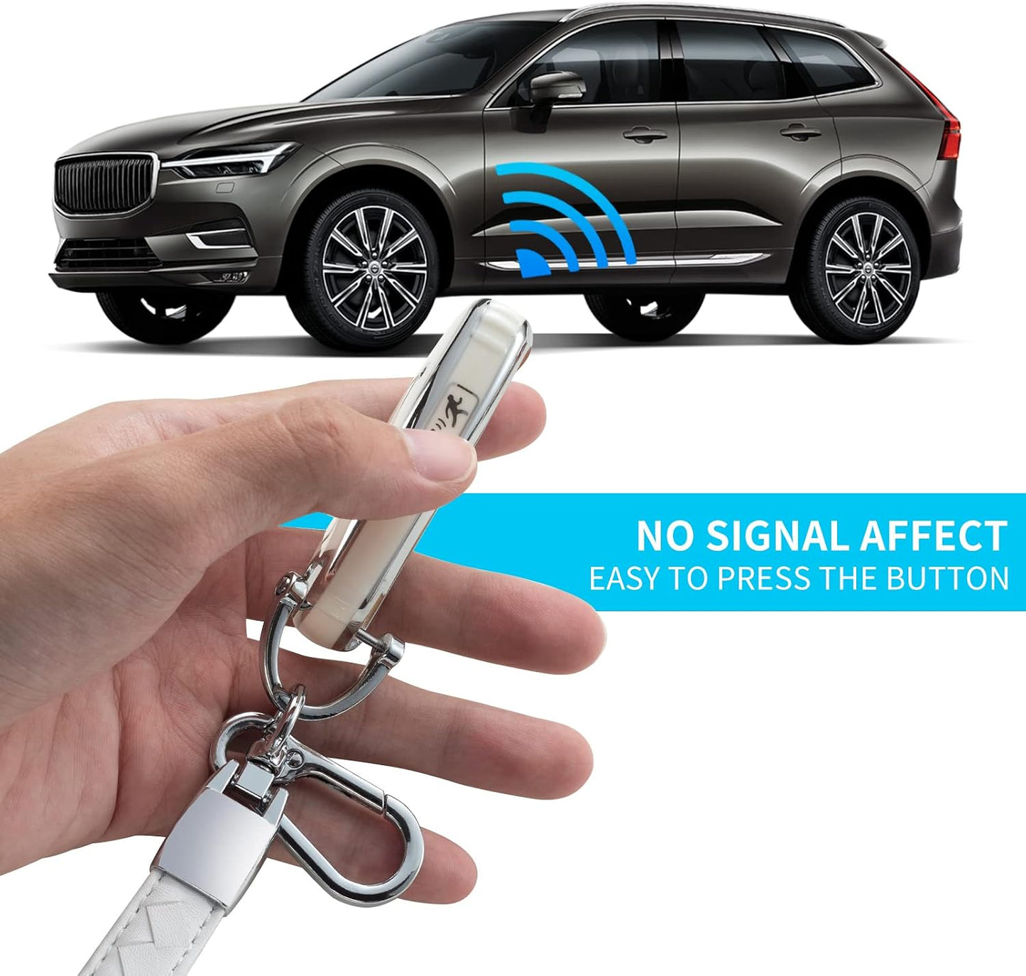 Funda llavero cuero VW Tiguan Atlas Jetta Passat Golf