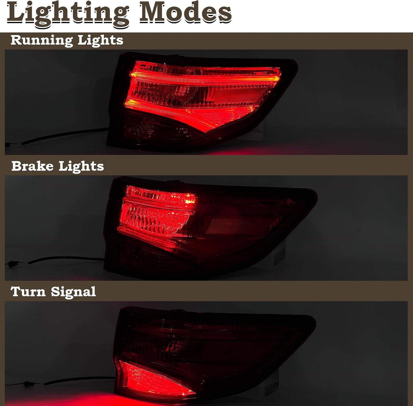 Luces traseras LED Acura MDX lado derecho 33500tz5a02