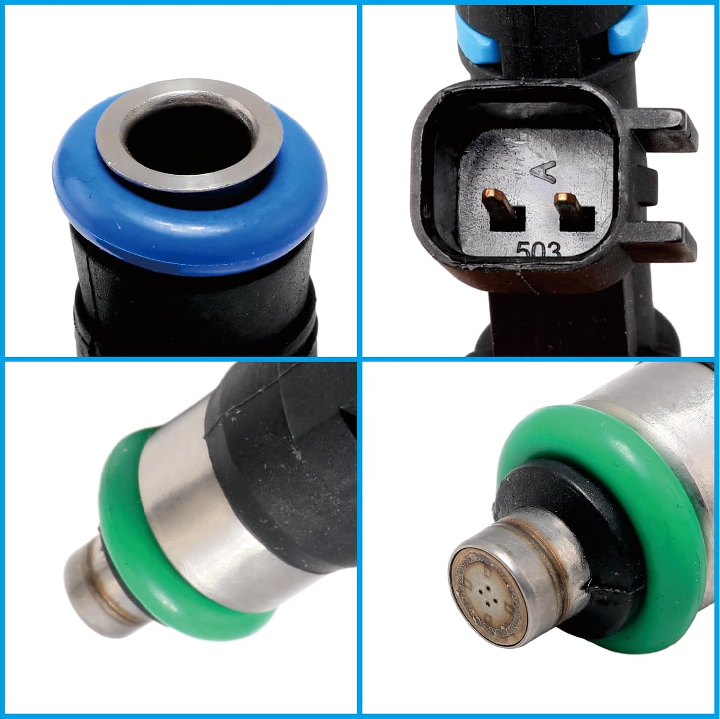 6 Inyectores Combustible Comp Jeep Wrangler Dodge Chrysler