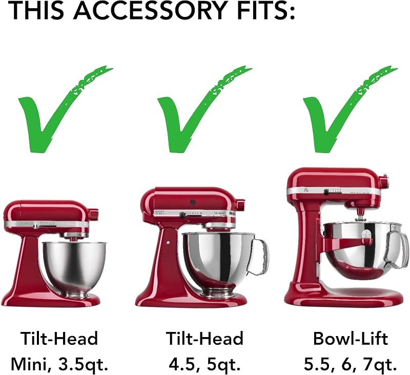 Accesorio KitchenAid con 6 placas pasta intercambiables