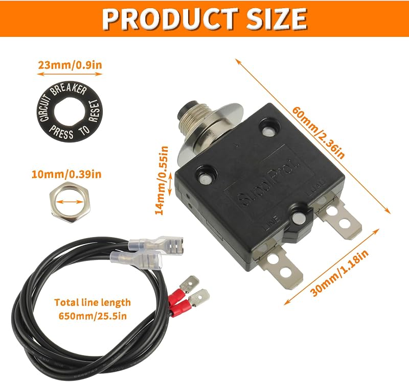 Probador circuito HVAC fusible 3A 32V CC 125/250V CA