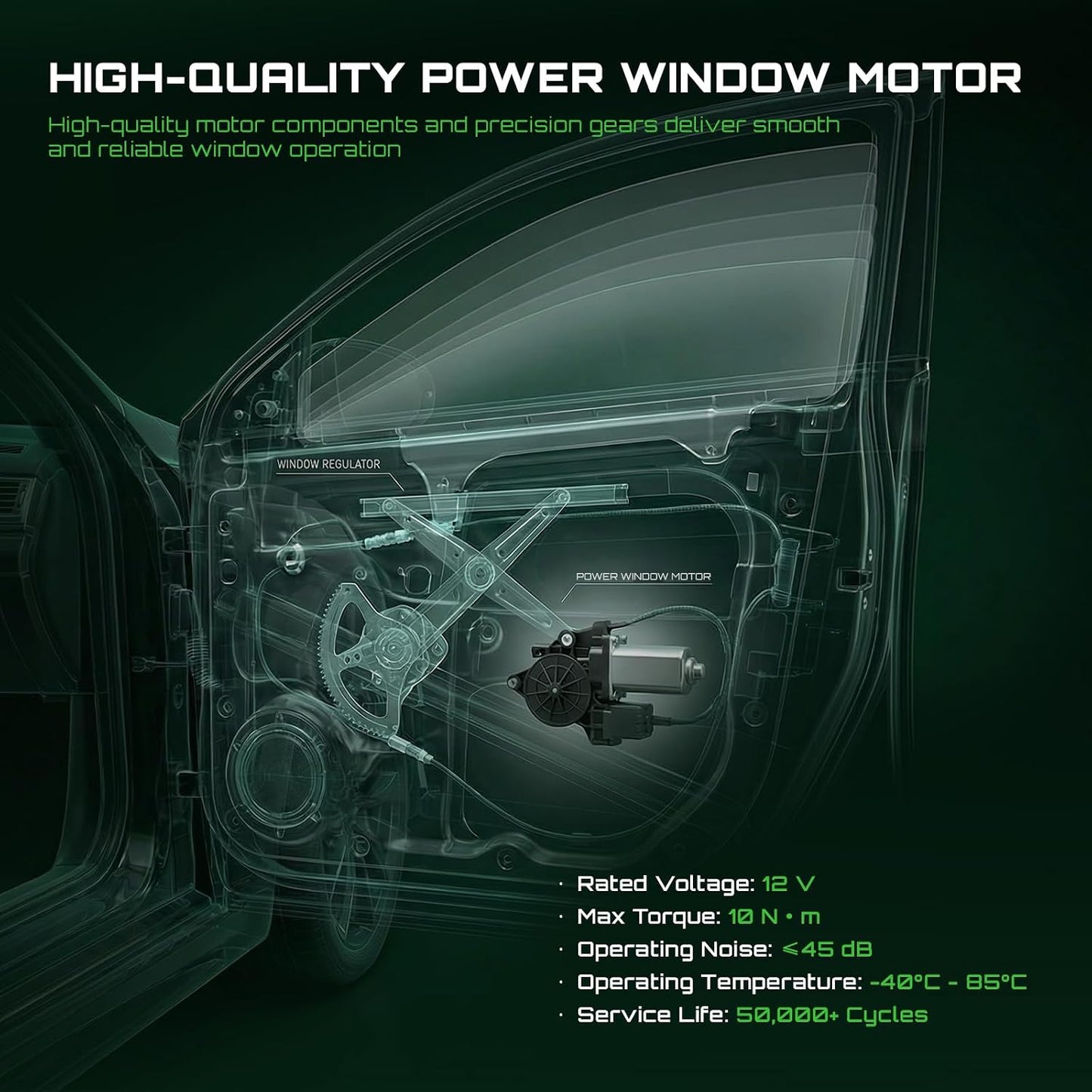 Motor elevalunas eléctrico comp Nissan Altima Frontier