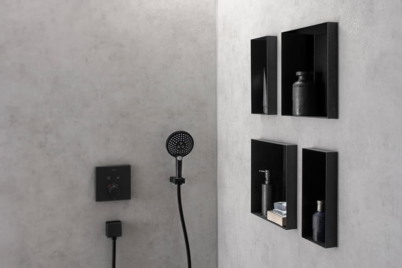 Nicho pared empotrable acero inox cepillado 12x6x5.5pulg