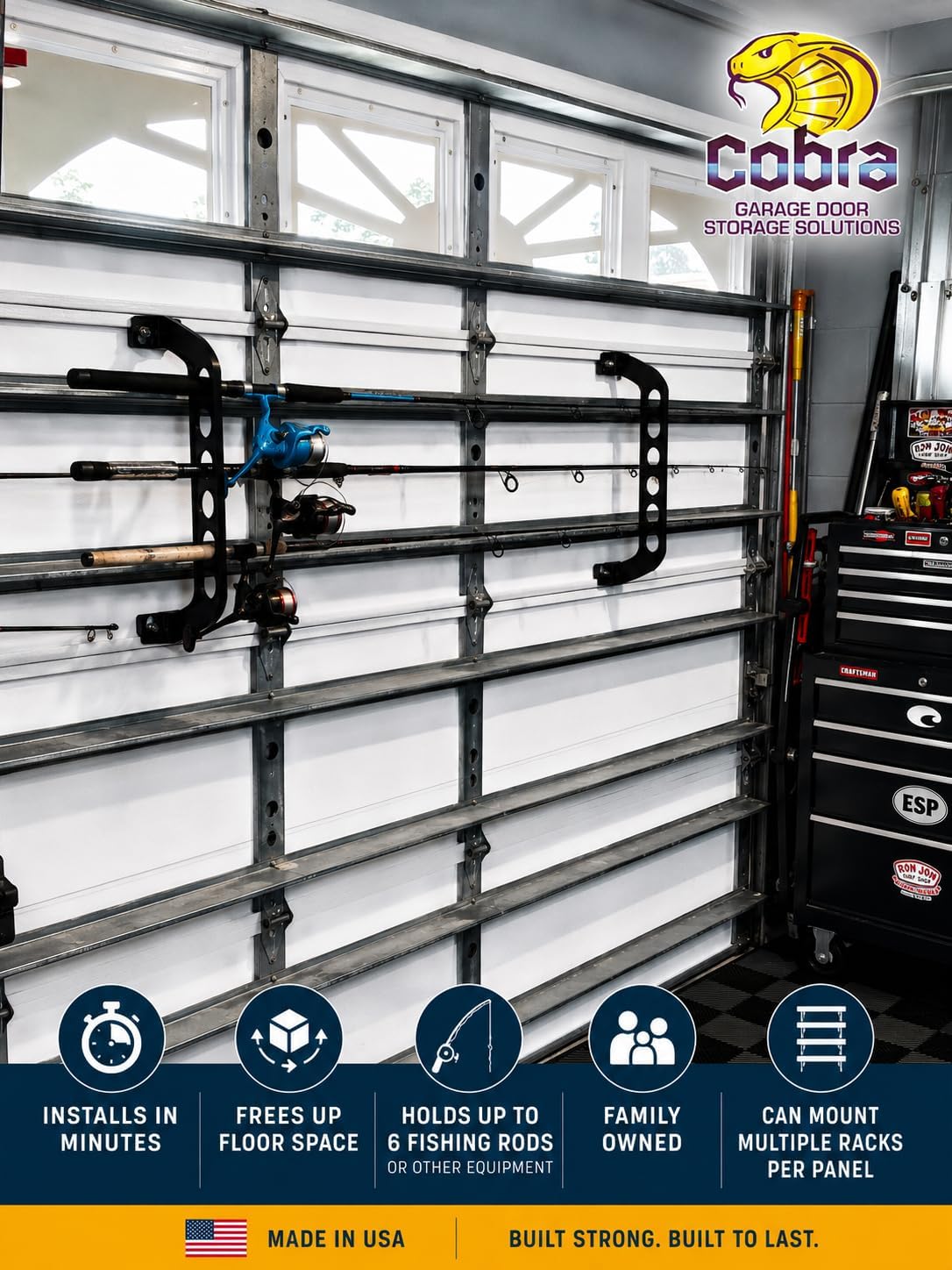 Puerta garaje para pesca CSR18BB