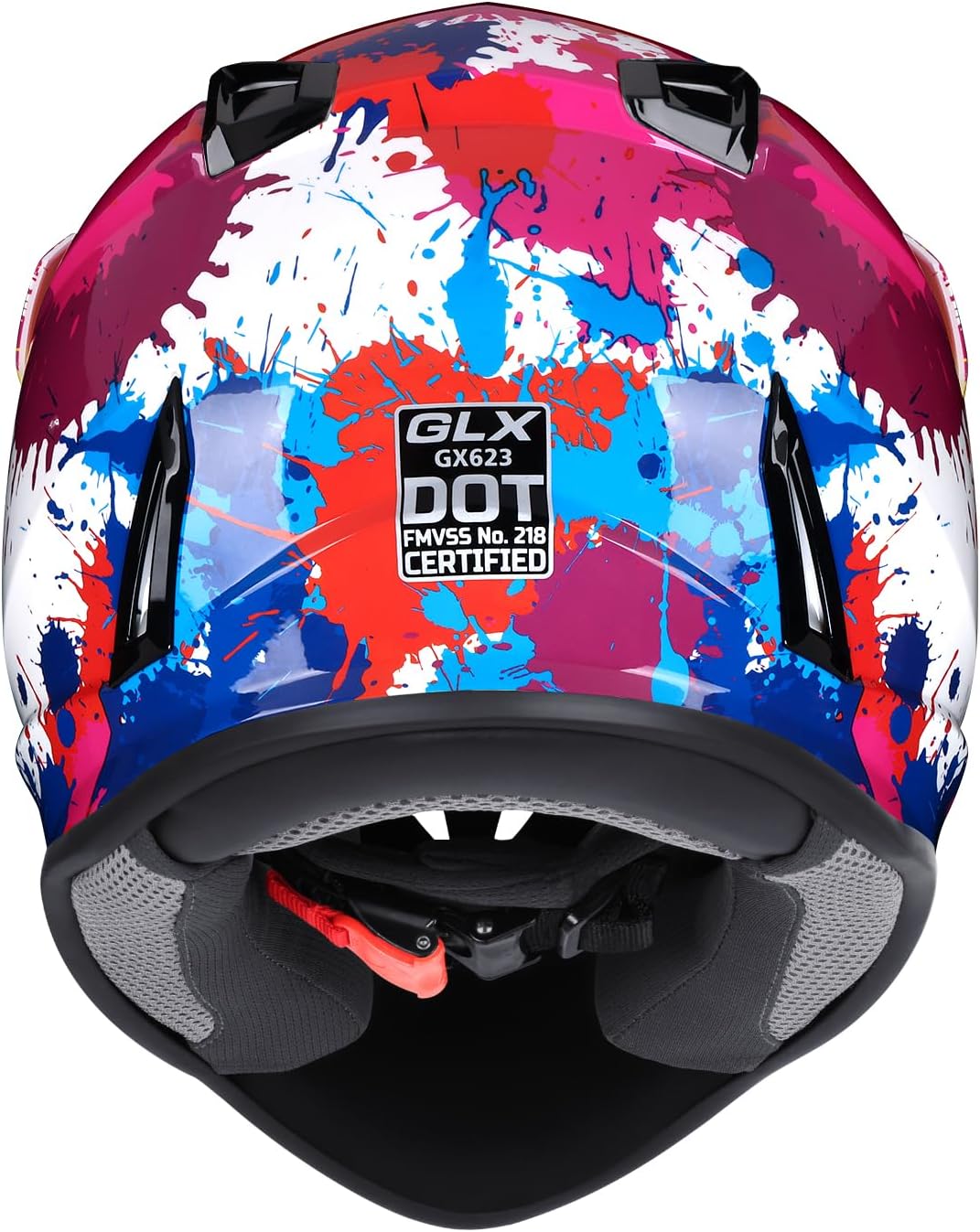 Casco motocross ATV para jóvenes color graffiti mediano