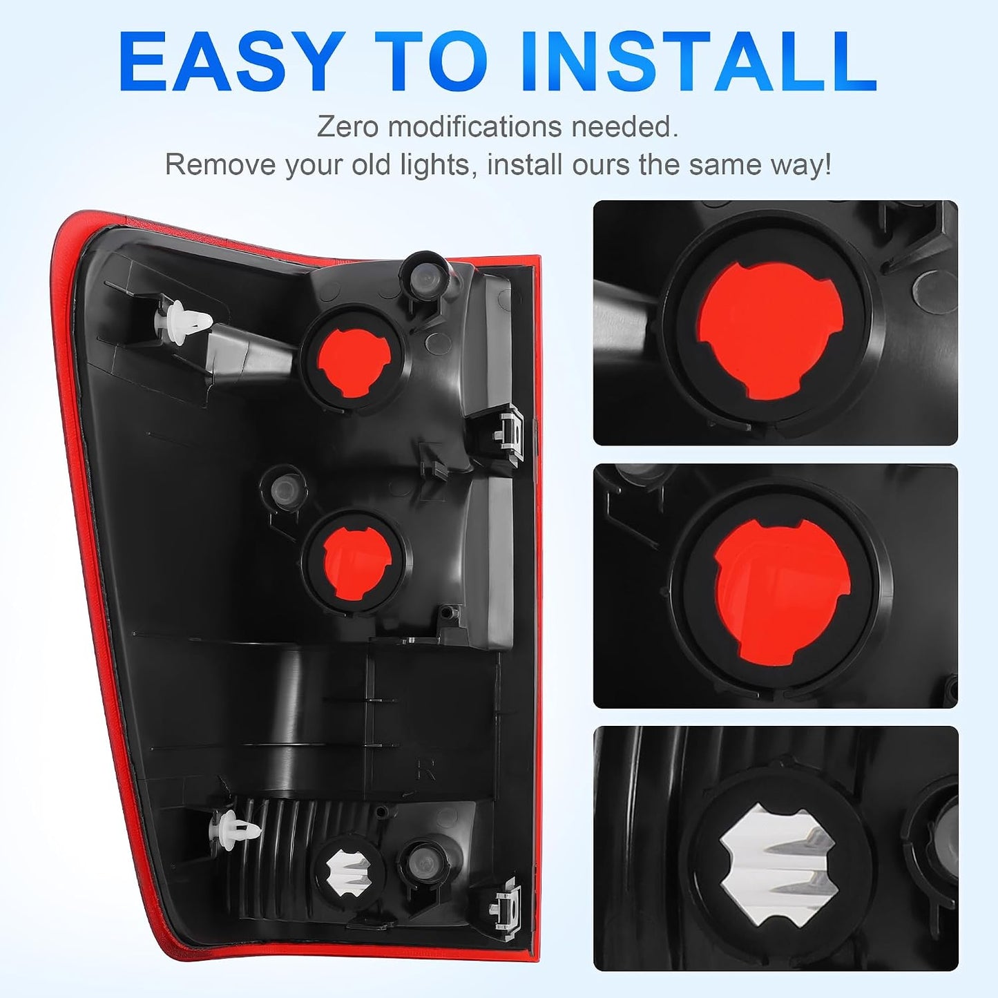 Conjunto luces traseras comp Nissan Titan 04-15