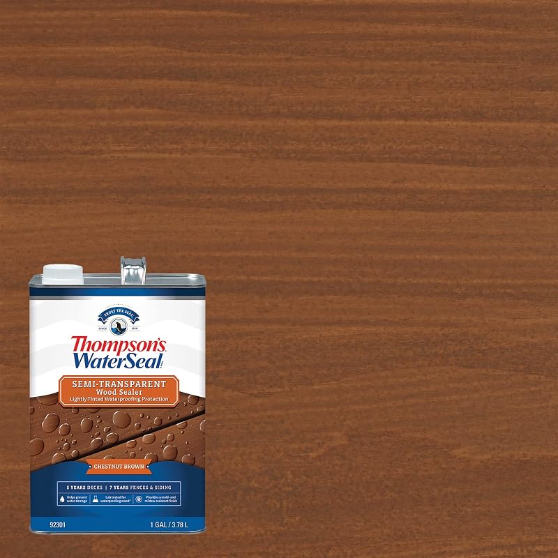Tinte sellador madera semitransparente color marrón 1gal