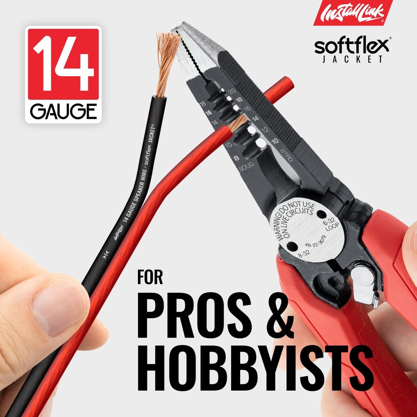 Cable altavoz 14 CCA 250 pies para coche casa RV
