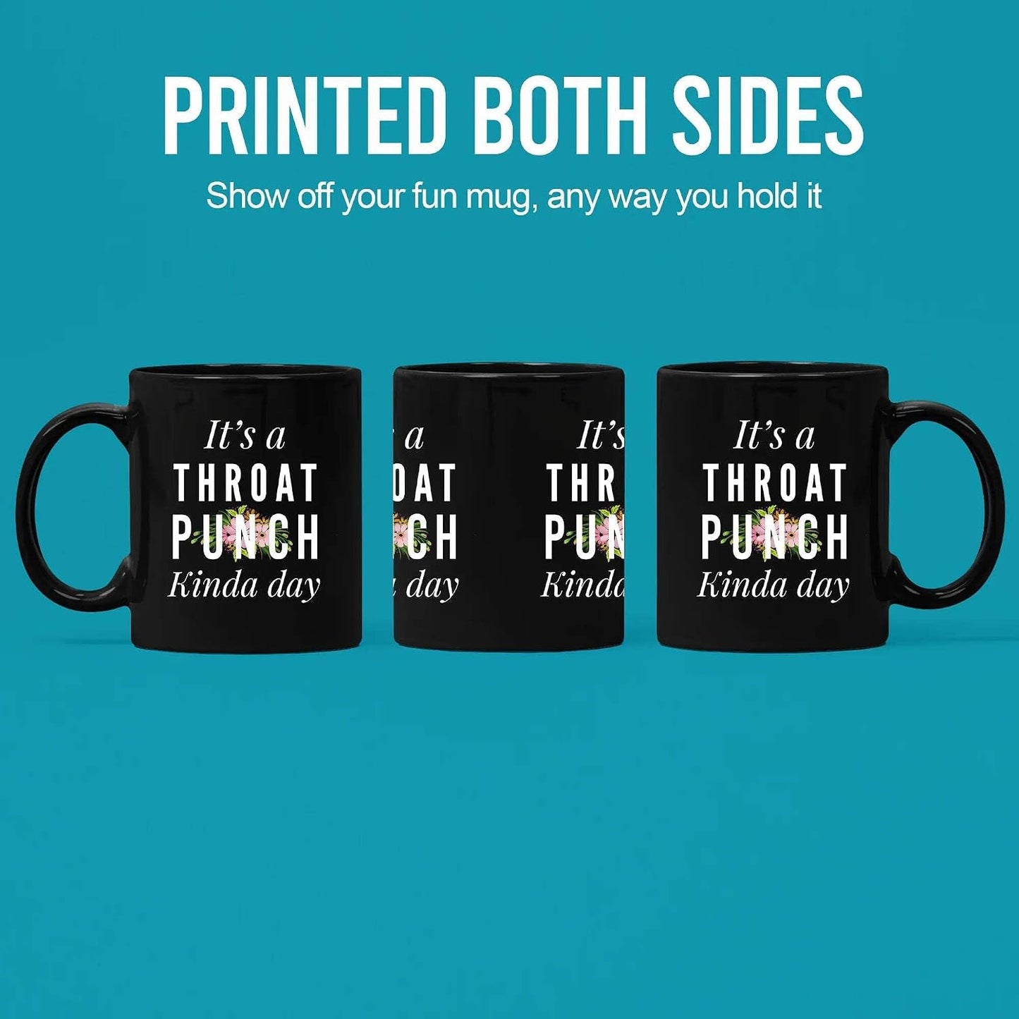 Taza cerámica con texto inspirador para mujer y hombre