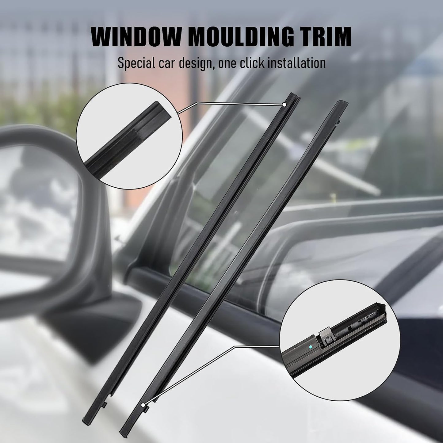 Moldura sellado ventanas Honda Civic 2016-21 4puertas