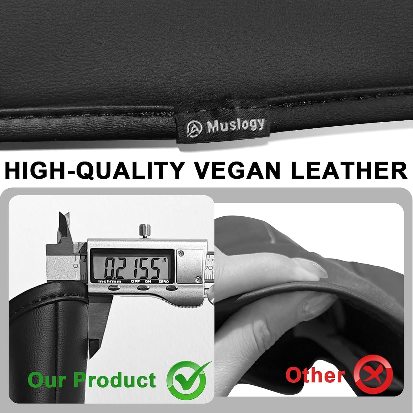 Funda reposabrazos consola Tesla Model Y 2026 cuero vegano