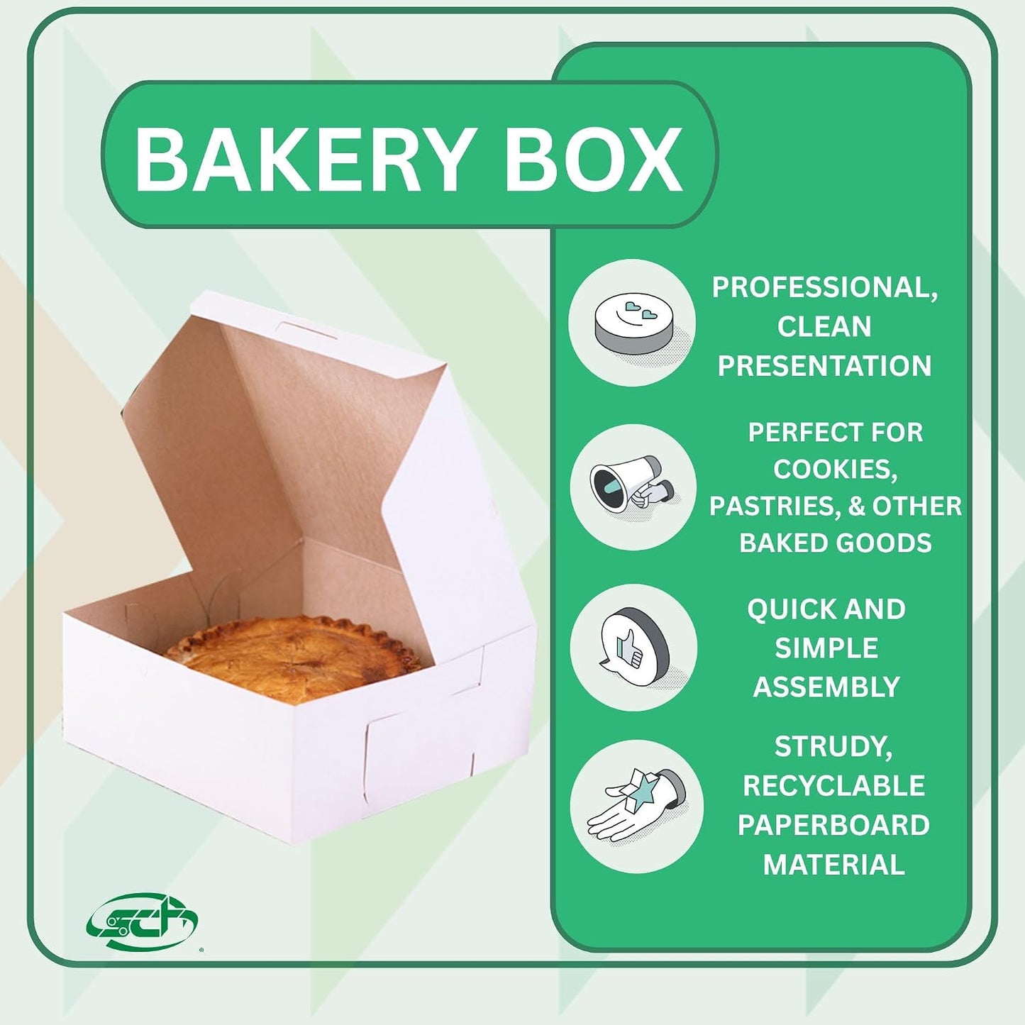 Caja cartón papel estraza 7x7x3pulg 250uds
