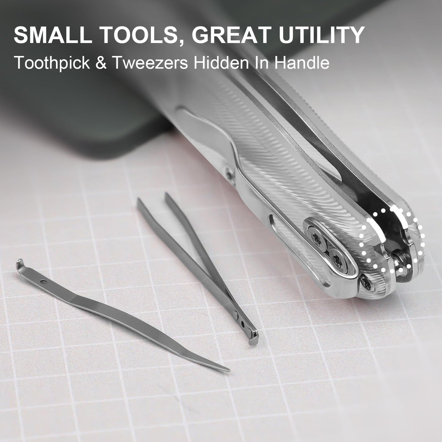 Cuchillo utilitario plegable con 10 cuchillas de afeitar