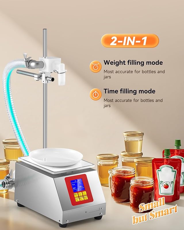 Máquina llenado 2en1 miel aceite detergente gel