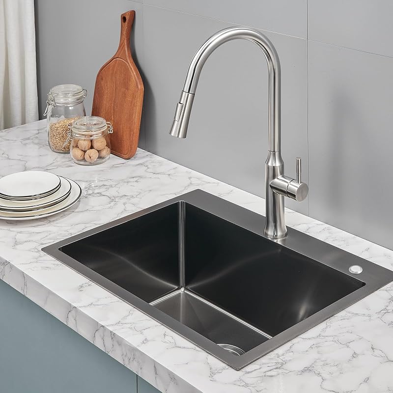 Fregadero empotrable acero inox 24x18"