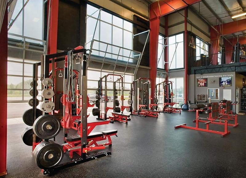 Rollos goma negra 5/16pulg 4x5ft suelo gimnasio