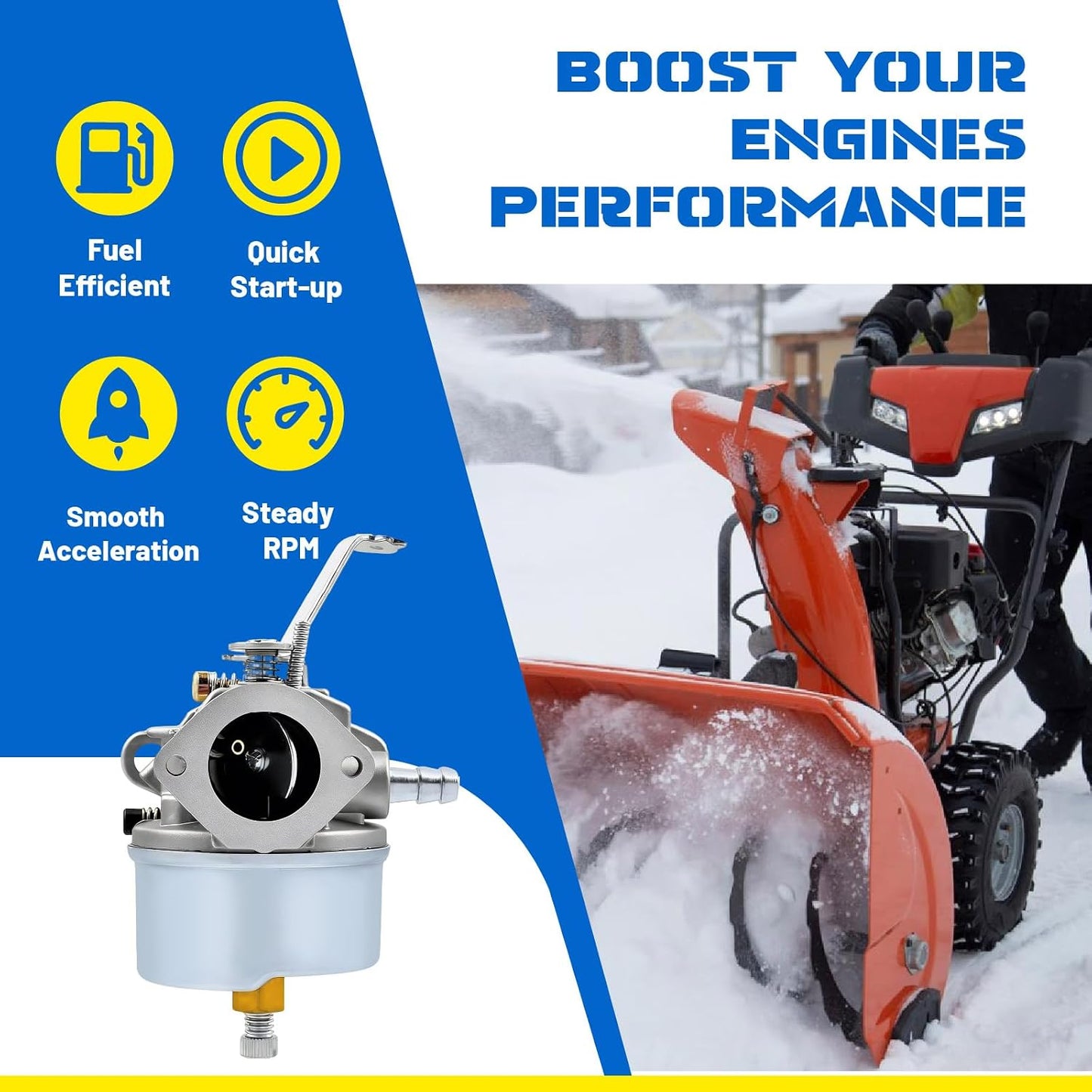 Carburador comp Tecumseh para Troy Bilt 4 ciclos
