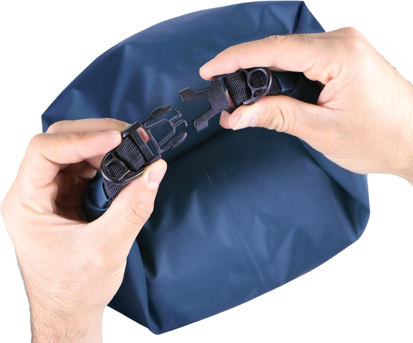 Bolsa seca ligera 40L impermeable cierre hebilla camping