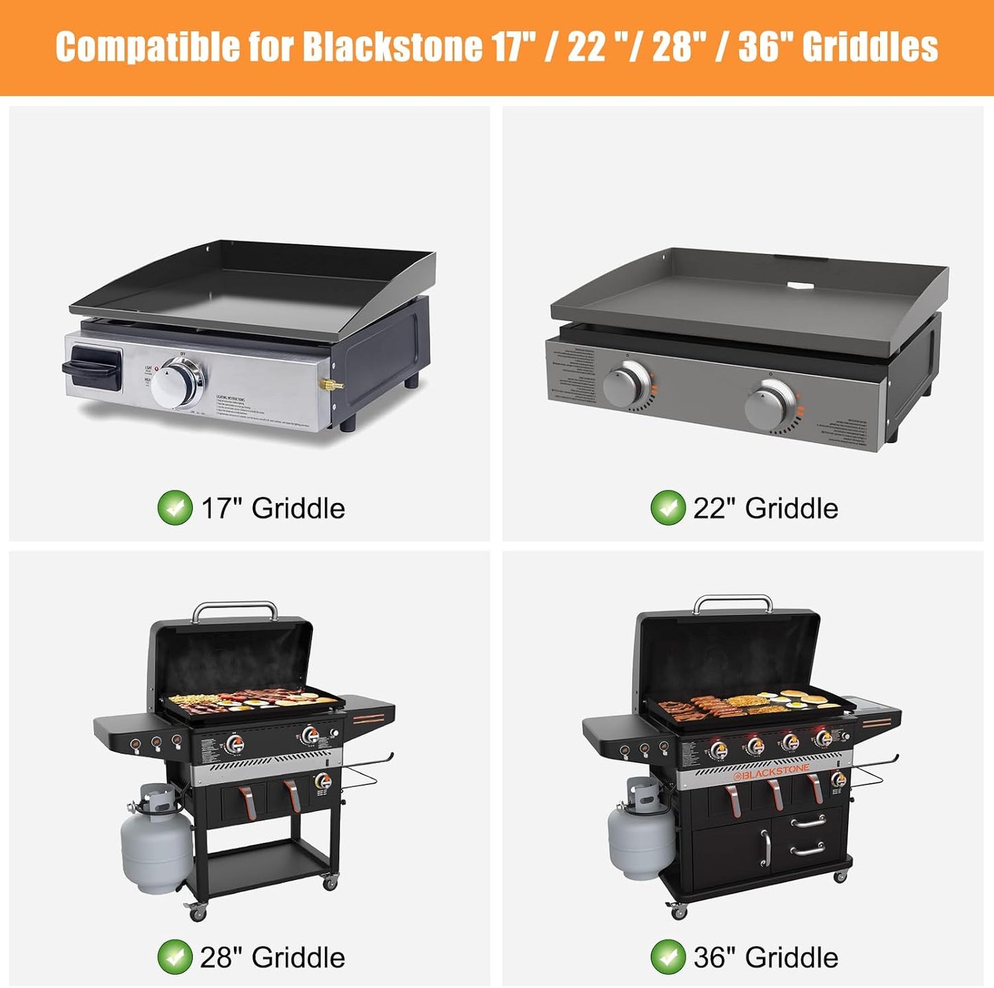 Recogedor grasa plancha Blackstone 17-36"