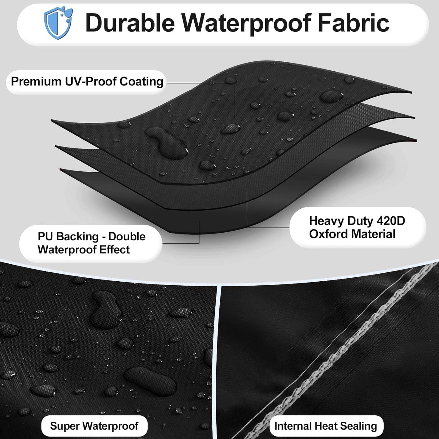 Fundas impermeables para taburete patio 34Lx