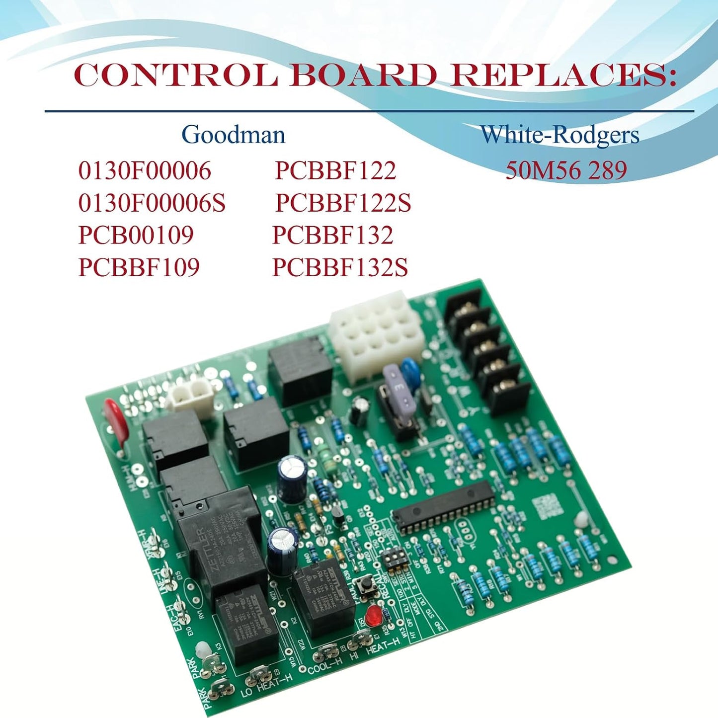 Placa control horno reemplazo Goodman PCBBF162S