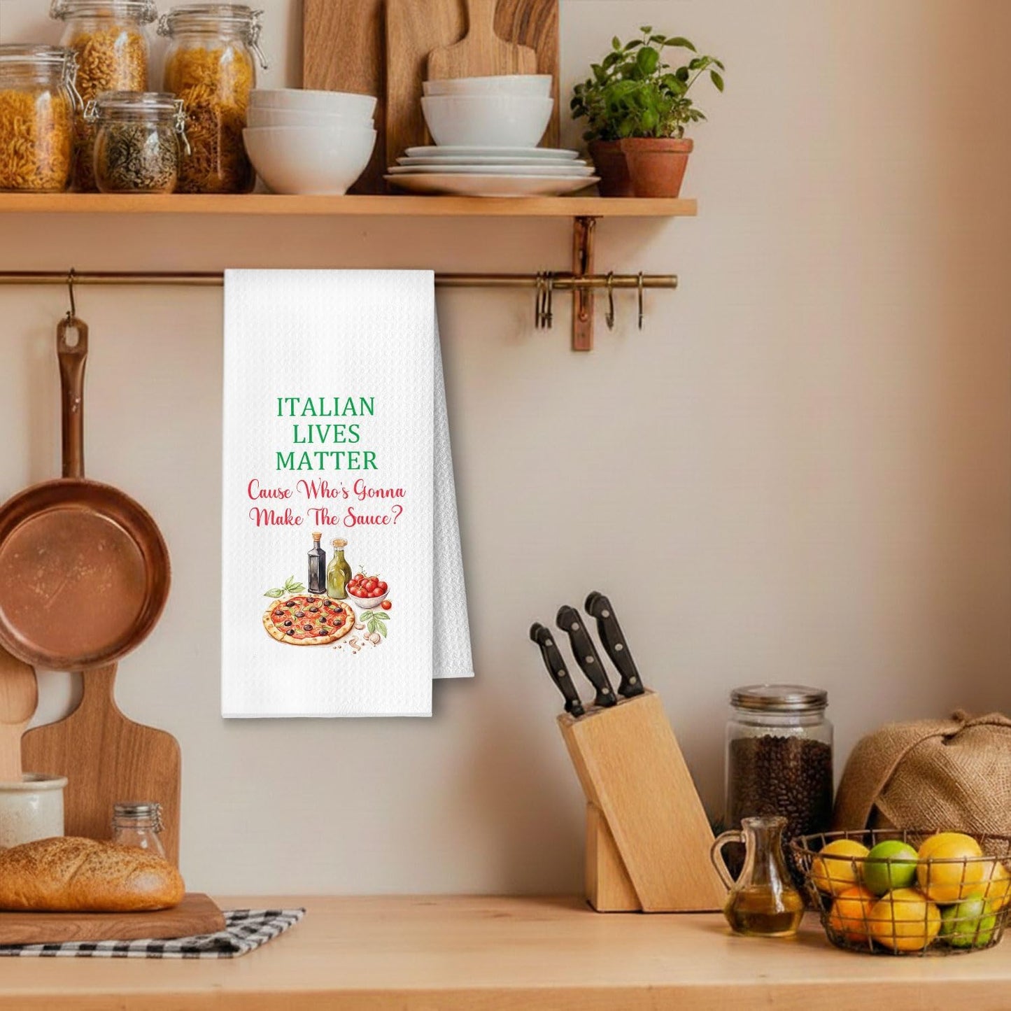 Toallas cocina italiana decorativas 16x24pulg