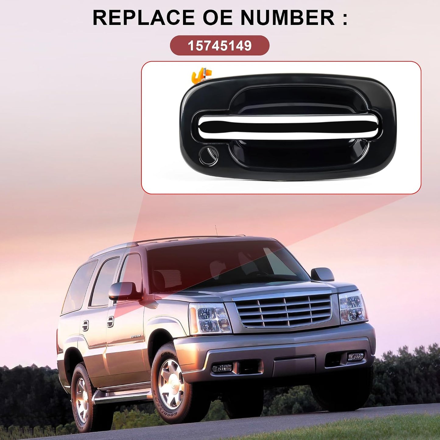 Manija puerta delantera comp Chevrolet Suburban
