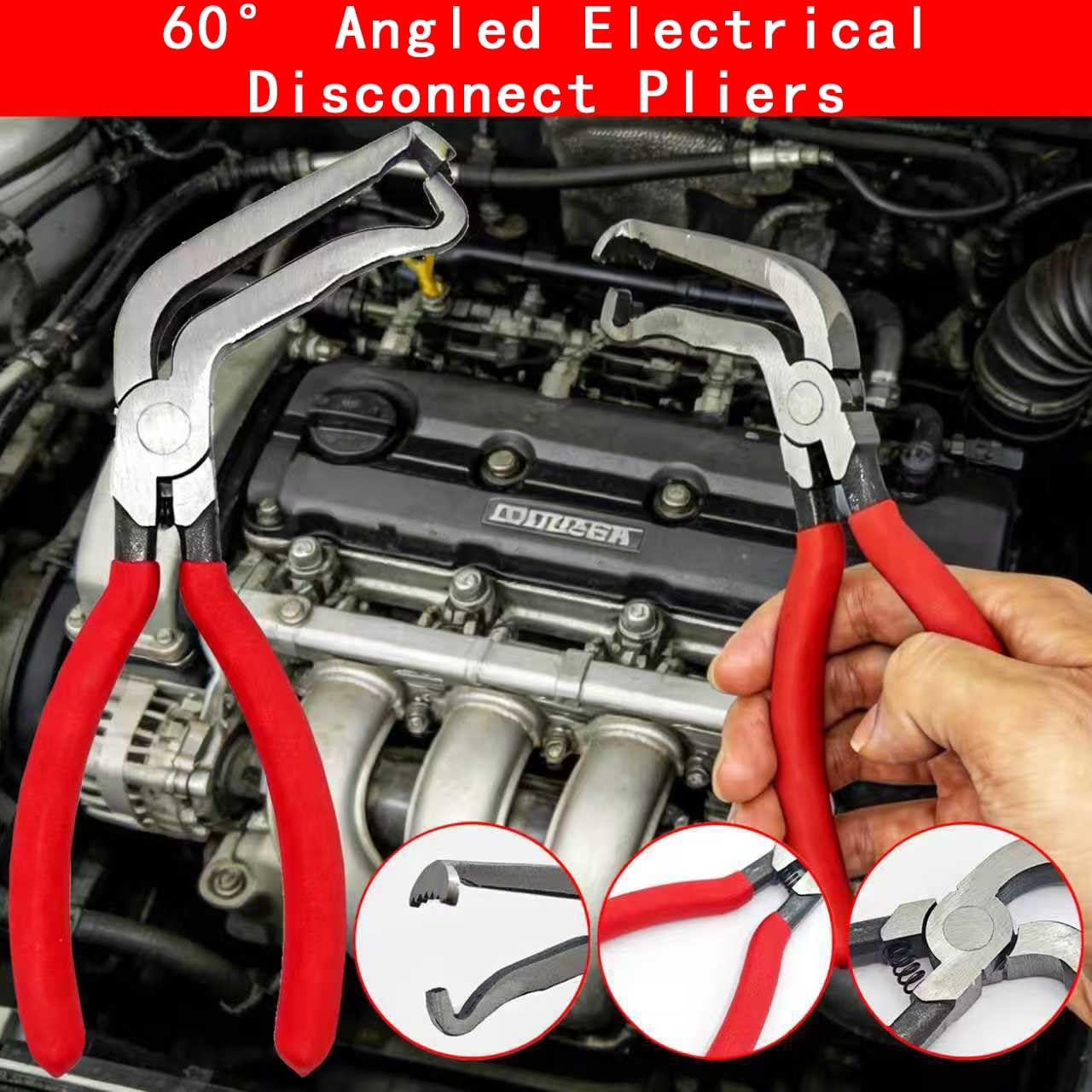 4 Alicates Desconexión Eléctrica Auto Separador Conector