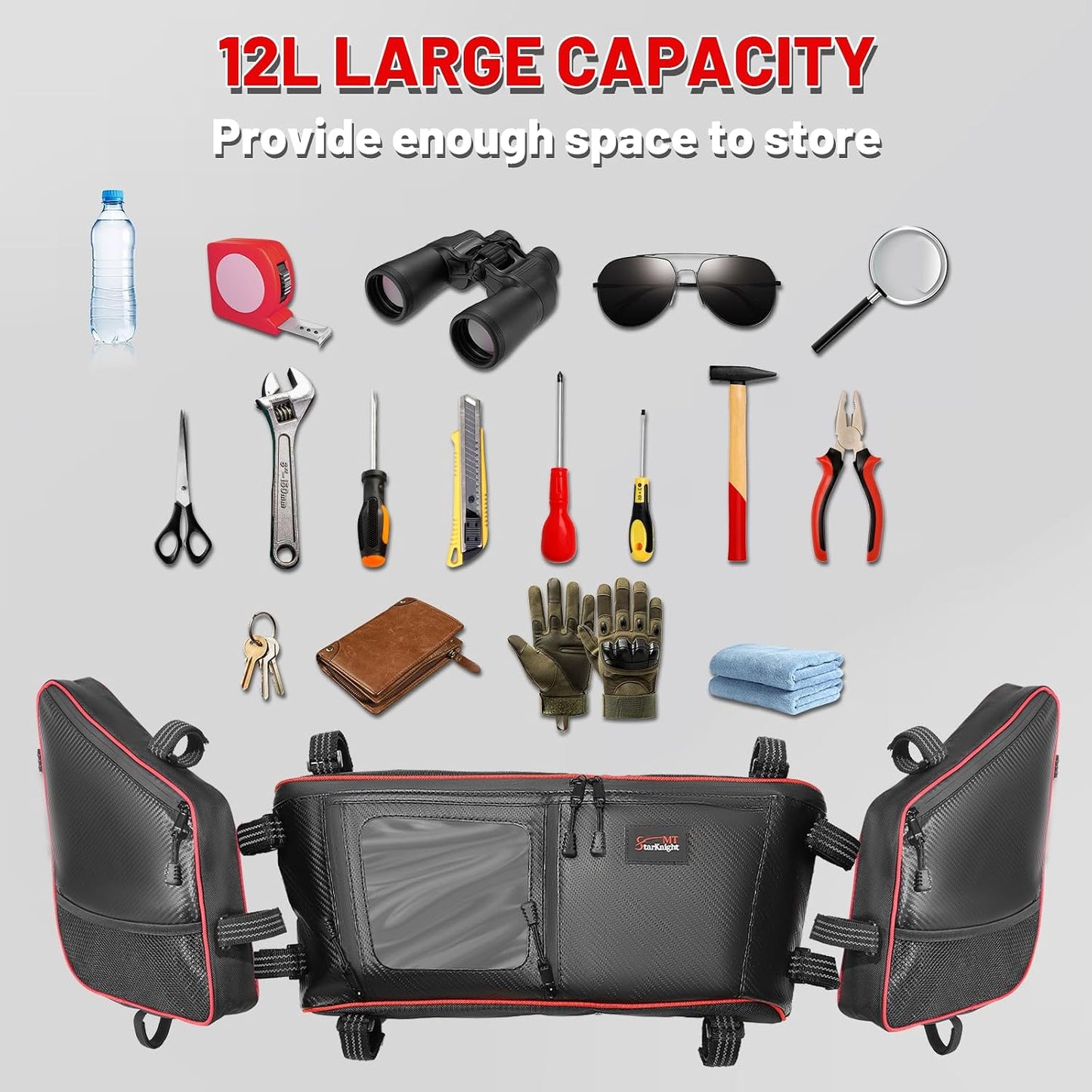 Bolsas techo UTV comp Polaris RZR XP 1000 2024 12L